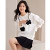 Daisy unique tops autumn fashion hoodie for women