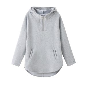 Hooded autumn spring pure pregnant woman all-match hoodie