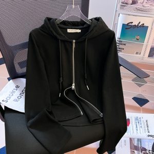 Long sleeve cardigan short tops for women