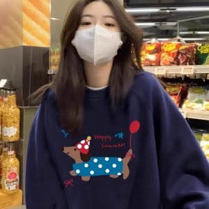 Autumn and winter niche coat American style hoodie