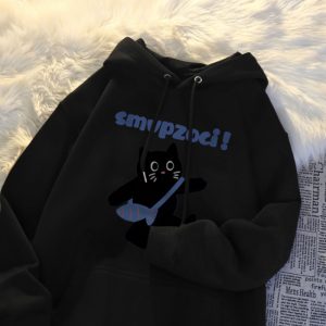 Loose hooded hat milk silk hoodie