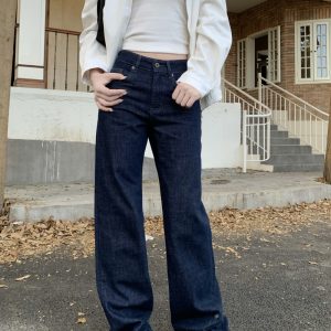 Micro speaker long pants wide leg pants for women