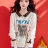 Small fellow hoodie fashion tops for women