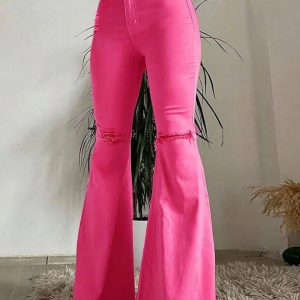 Tight high waist European style jeans sexy fashion pure pants