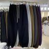 Winter sweatpants thick wide leg pants for women