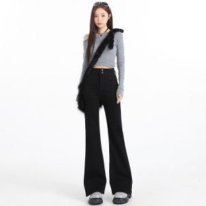 Spring speaker slim elasticity American style jeans for women