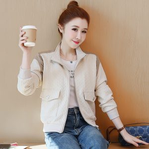 Fashionable short jacket Casual niche tops for women